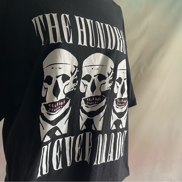 The Hundreds x Nevermade Cropped T-Shirt Mens Size Large - Picture 4 of 7